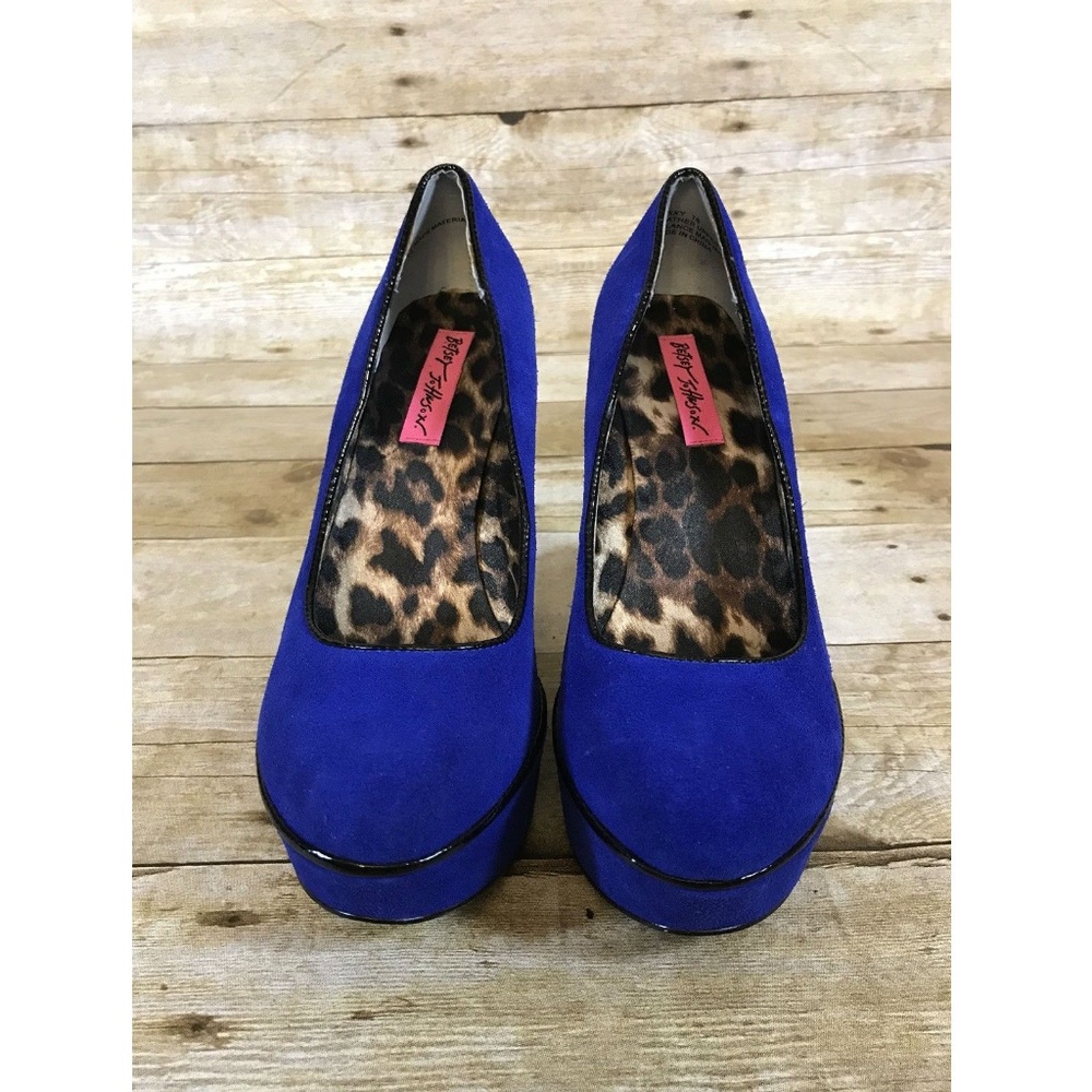 Betsey Johnson Women Wedge Pumps Heels Size 7